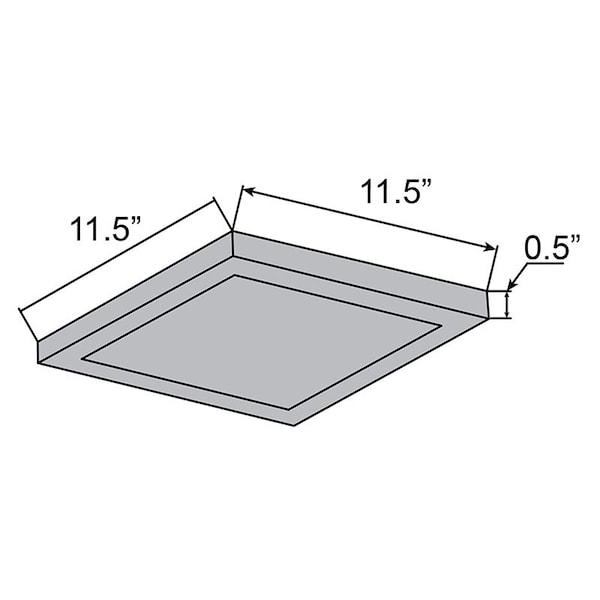 ModPLUS, 12 Trim For 20835 And 20841, Black Finish